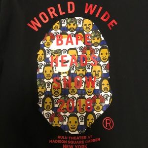 Bape Heads Concert Shirt
